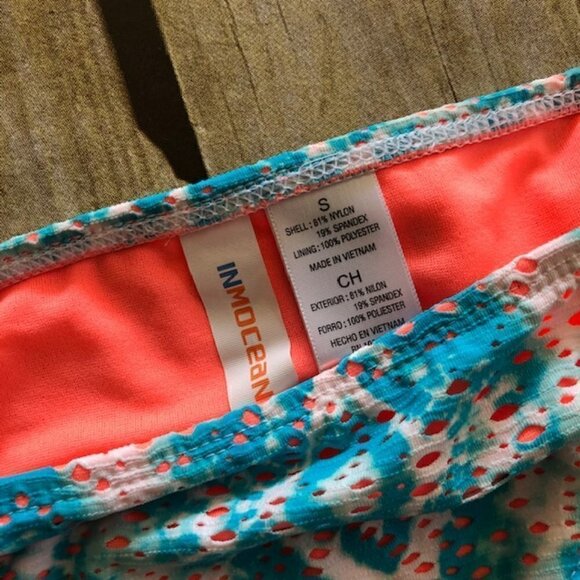 NWT InMocean Electric Tie Dye Triangle Bikini Small - Picture 6 of 7